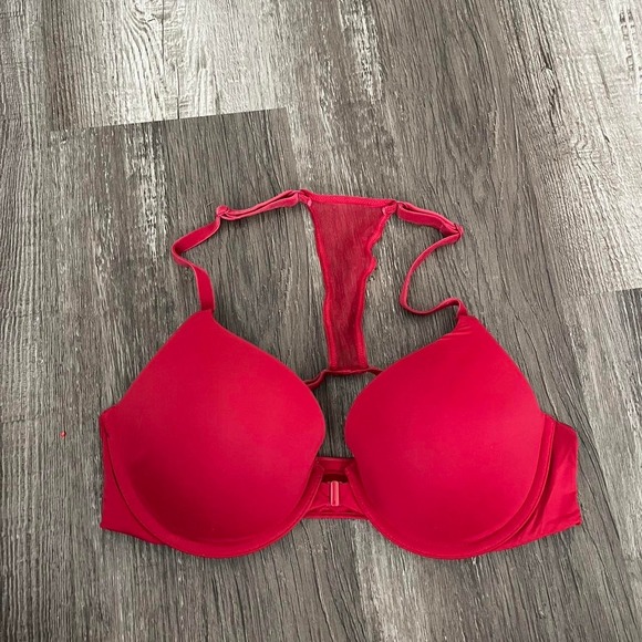 PINK Victoria's Secret Other - VS Red polka dot halter bra
